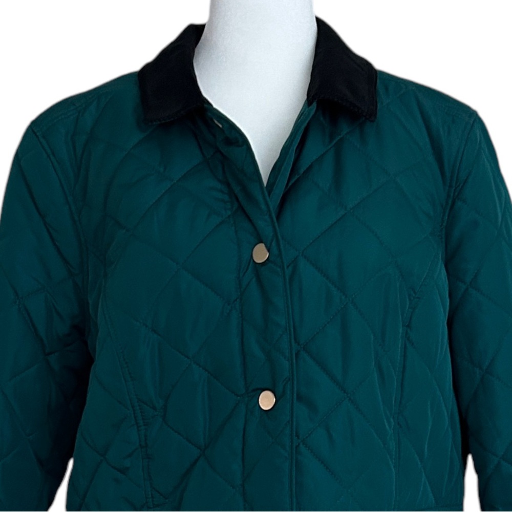 Charter Club Quilted Corduroy Trim Jacket (PL) - Picture 10 of 16